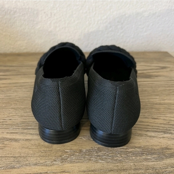 Vivaia Caitlin 2.0 Square Toe Knot Loafers Black Eu 43 Us 12 Euc - Picture 9 of 10